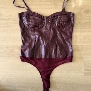 Windsor Deep Burgundy Bodysuit
